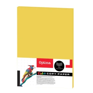 Carta fotocopia Optima A4 100/1 limone 80g