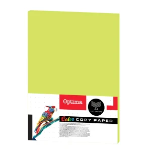 Carta fotocopia Optima A4 100/1 fluogreen 75