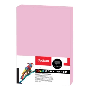 Carta fotocopiatrice Optima A4 500/1 rosa fluorescente