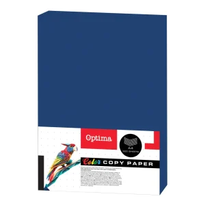 Carta fotocopiante Optima A4 500/1 blu scuro 80g
