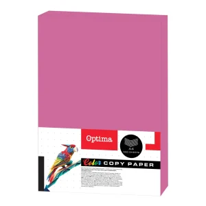Carta fotocopiante Optima A4 500/1 fucsia 80g