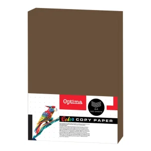 Carta per fotocopie Optima A4 500 caffè 80g