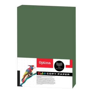 Carta per fotocopie Optima A4 500 verde scuro 80g