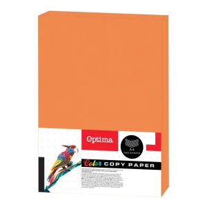 Carta per fotocopie Optima A4 500/1 arancione 80g