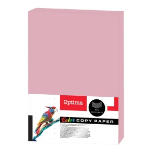 Carta per fotocopie Optima A4 500/1 rosa 80g