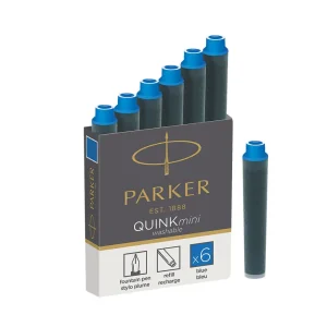 Ink cartridges PARKER mini, 6/1 blue