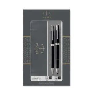 Parker Sonnet Duo set (BP M+RB M) black CT