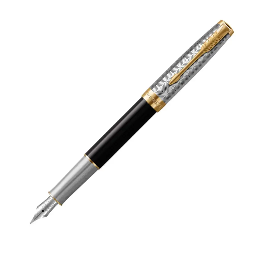 Nalivno pero Parker Sonnet metal črna GT