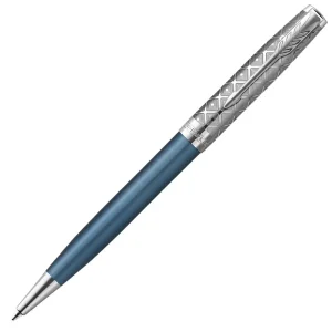 Ballpoint pen Parker Sonnet premium metalik blue CT