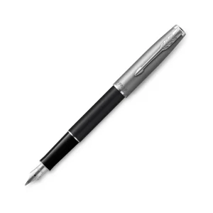 Penna stilografica Parker Sonnet metallo nero CT F