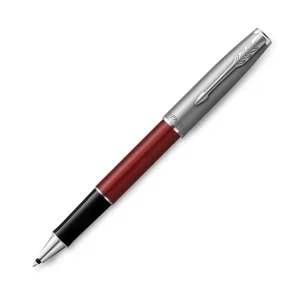Rollerball pen Parker Sonnet metal red CT F black