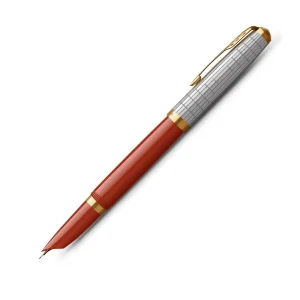 Nalivno pero Parker 51 premium rdeča GT 18K
