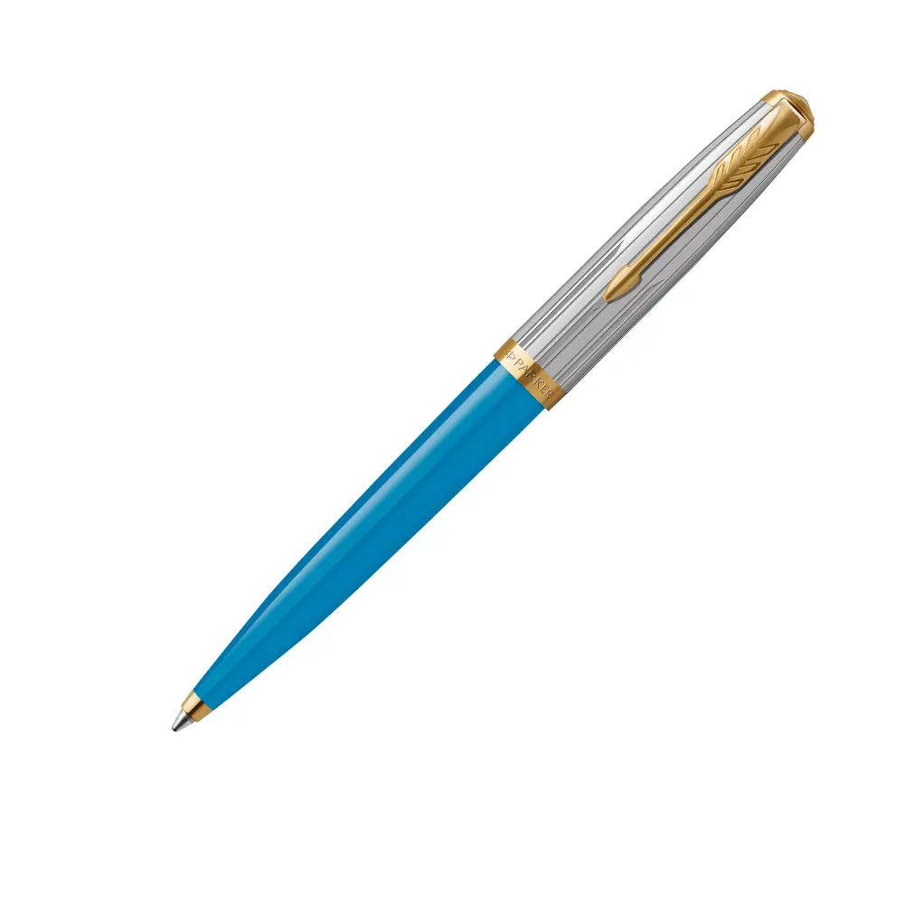Ballpoint pen Parker 51 premium turquoise GT