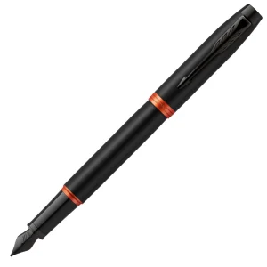 Fountain pen Parker IM achromatic black orange