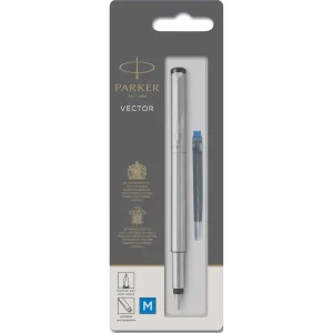 Fountain pen PARKER Vector St Steel