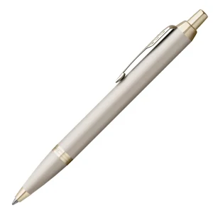 Ballpoint pen Parker IM Monochrome Champagne M blue