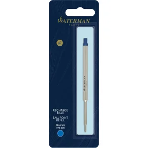 Waterman ballpoint pen refill blue F blister