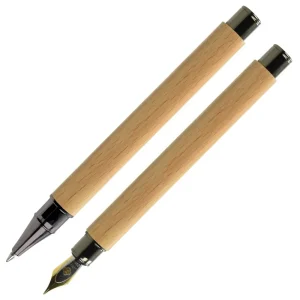 Set di penne Troms 1/1 FP + RB in legno/acciaio