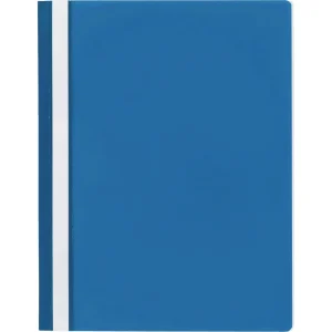 Cartella PP con clip Optima, blu scuro