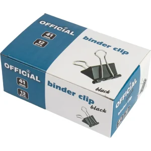 Document clips Optima 41mm, 12/1 222154