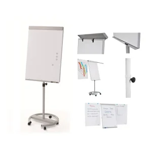 Lavagna a fogli volanti mobile, 70×100 cm estesa
