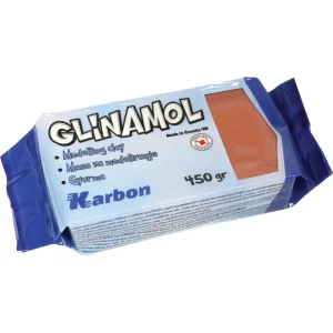Modelling clay Glinamol, terracotta, 450g