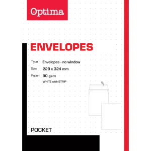 Busta tipo Optima C4 229×324 striscia 90g