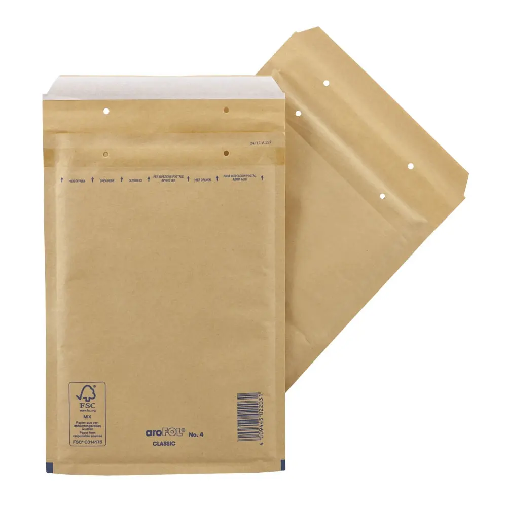 D No.4 envelope, addressed, 180x265mm