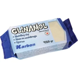 Modelling clay Glinamol, grey, 450g