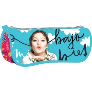 Oval pencil case oval soy luna red
