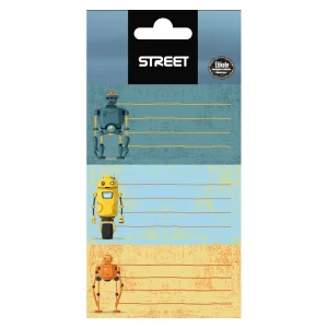 Labels for exercise books robots 9/1