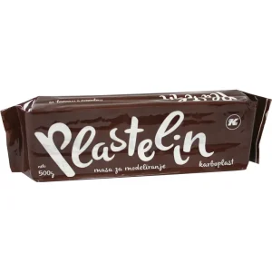 Plastelin Karbon rjav 500G