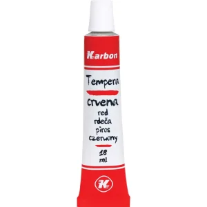 Coloured pencils Carbon tempera 18ml 10/1 red