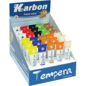 Coloured pencils Tempera Karbon 18ml 1/30 sort dis.