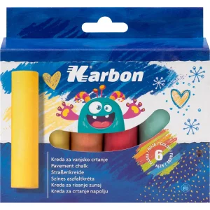Gesso asfaltante, colorato, rotondo, 6/1