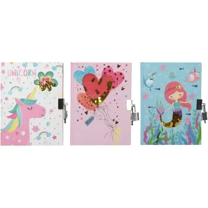 Diary with key Girls sort