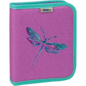Pencil case 1 Zip + 2 Flaps Empty Dragonfl