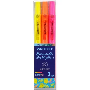Marcatore a sfera fluorescente Writech 3/1 set