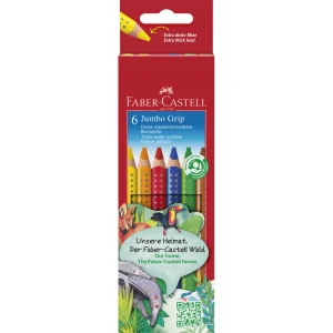 Matite colorate FABER-CASTELL, grip jumbo 6/1