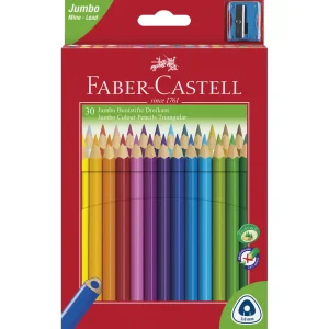 Matite colorate Faber-Castell Triangolari Jumbo30/1