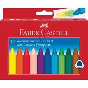 Pastelli a cera FABER-CASTELL trirobe 12/1