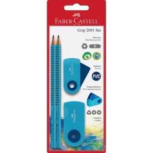 Graphite pencil set Faber-Castell 4/1 sort AWK
