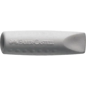 Eraser FABER-CASTELL, grip grey pack.2/1
