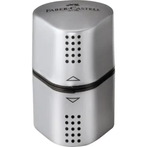 Sharpener FABER-CASTELL, grip grey
