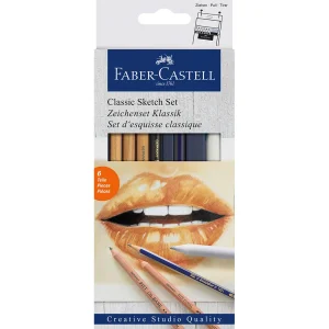 Set da schizzo matita in grafite Faber-Castell Pitt Klasik