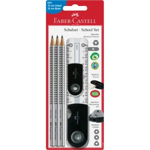 Matita FABER-CASTELL, grip 3/1 nera