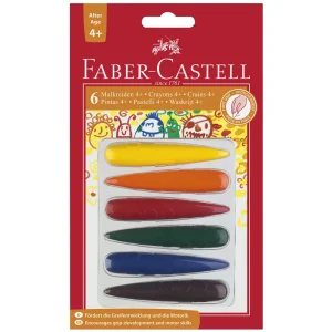 Wax crayons Faber-Castell 4+ 6/1 AWK