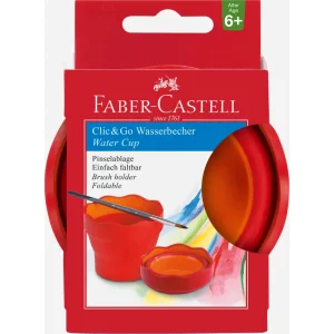 Pencil case FABER-CASTELL CLICK&GO red