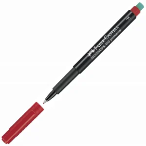 Marcatore rosso Faber-Castell OHP F