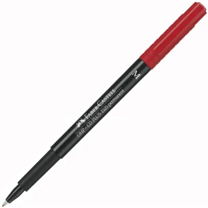 Marcatore rosso Faber-Castell OHP M